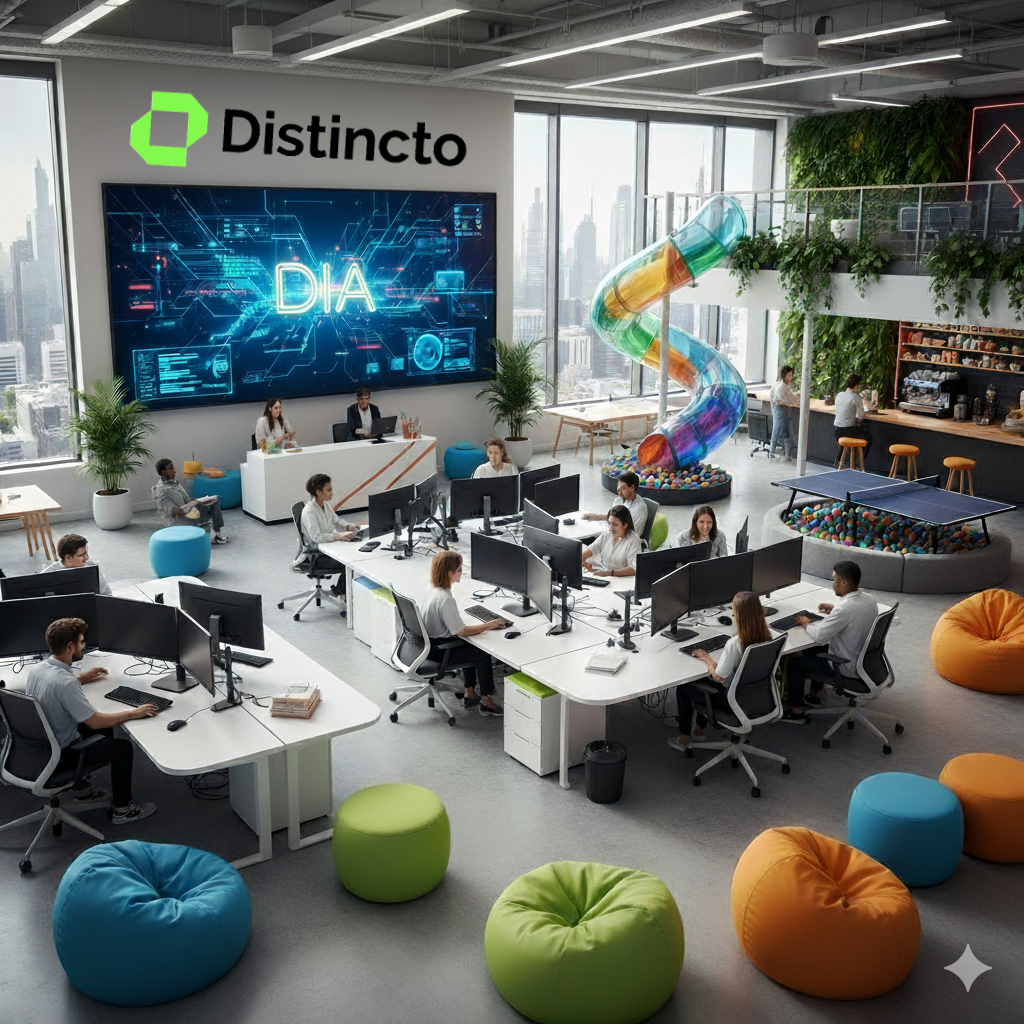 Ilustração do escritório Distincto